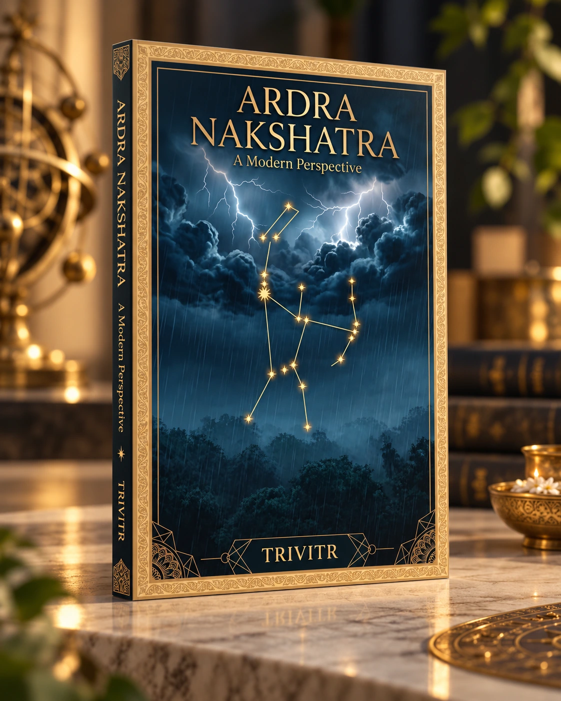 Paperback cover of Ardra Nakshatra: A Modern Perspective (Nakshatra Series) by TRIVITR