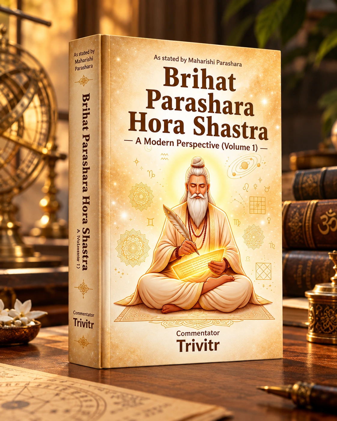 Paperback cover of Brihat Parashara Hora Shastra: A Modern Perspective (Volume 1) by TRIVITR
