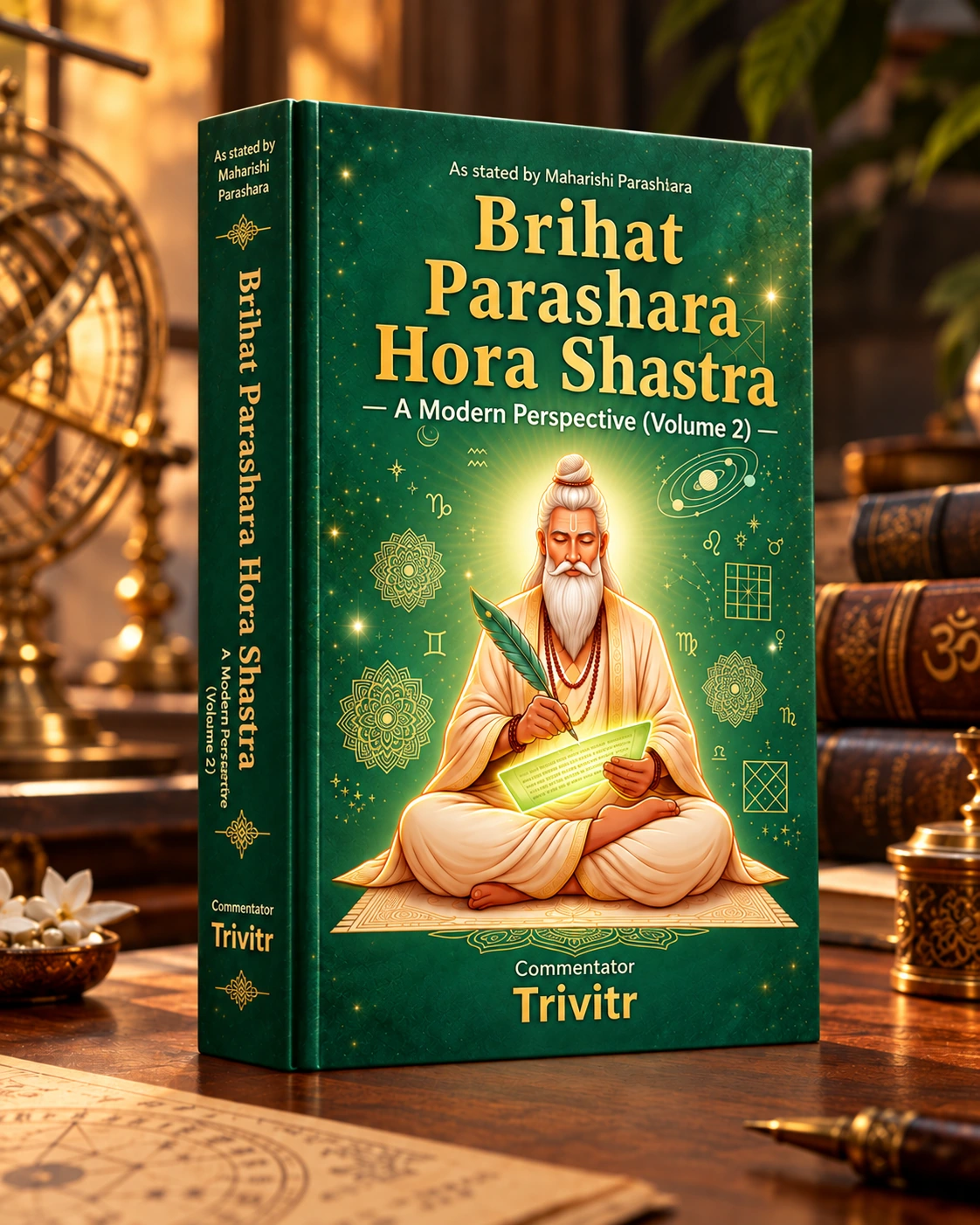 Paperback cover of Brihat Parashara Hora Shastra: A Modern Perspective (Volume 2) by TRIVITR