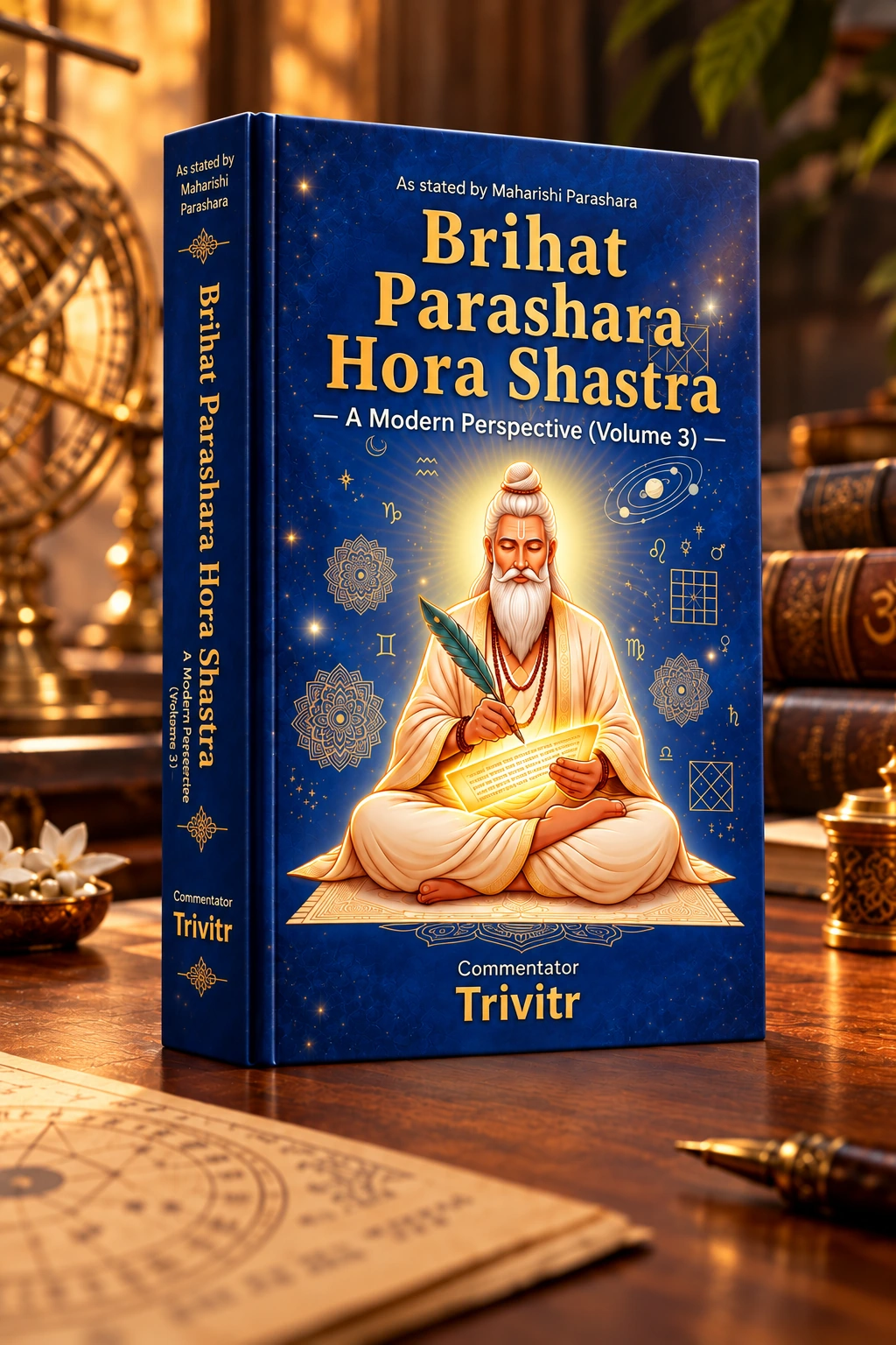 Paperback cover of Brihat Parashara Hora Shastra: A Modern Perspective (Volume 3) by TRIVITR