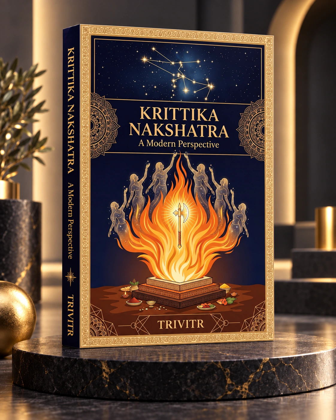 Paperback cover of Krittika Nakshatra: A Modern Perspective (Nakshatra Series) by TRIVITR
